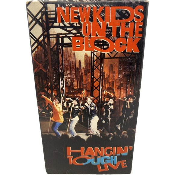 New Kids on the Block - Hangin Tough Live (VHS, 1989) Video Mayan Theatre LA - Picture 1 of 9